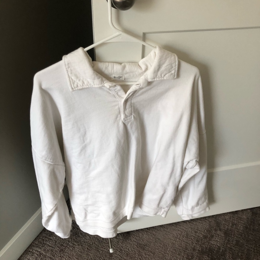 J. Galt White Sweatshirt